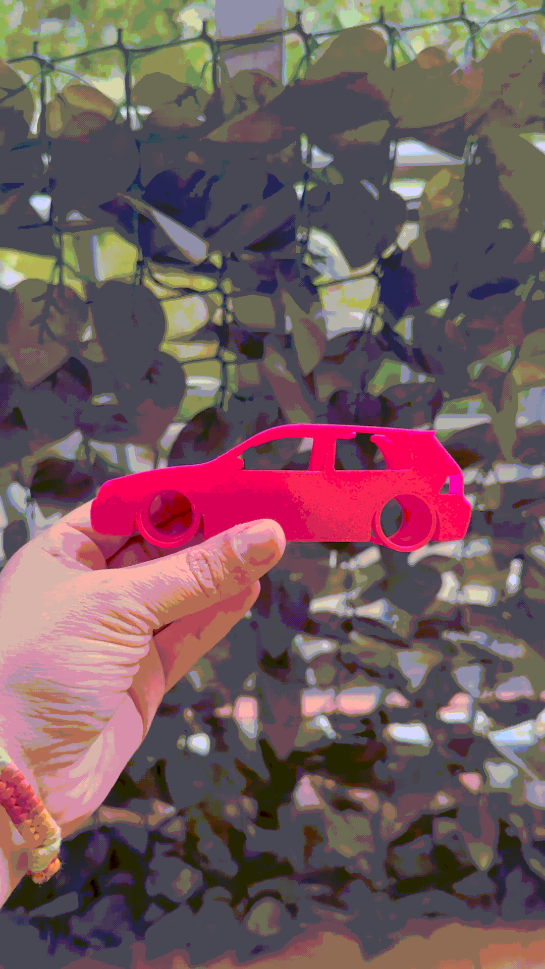 Coche Perfil 3D