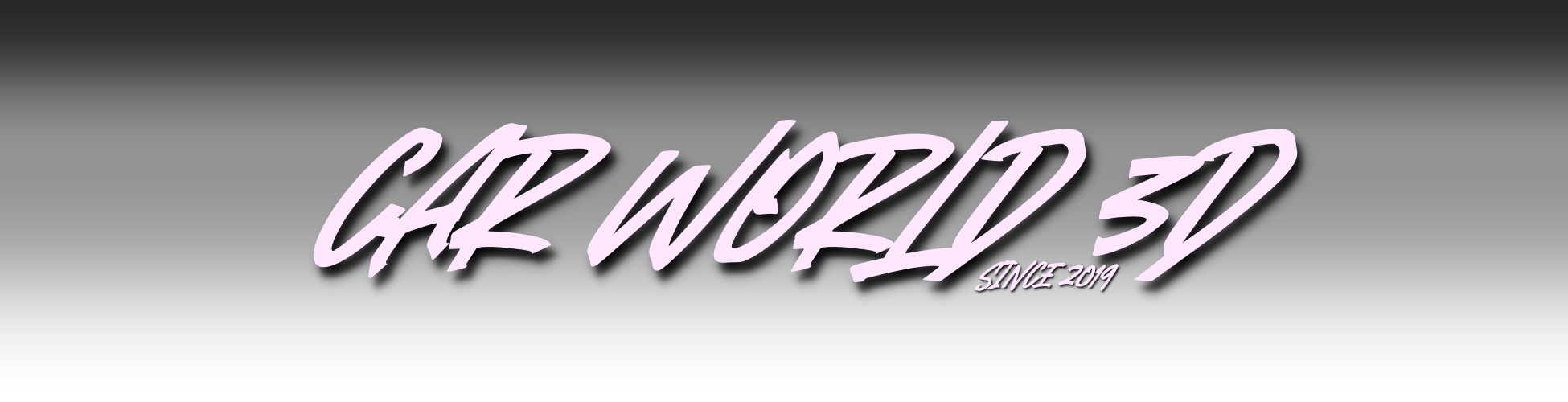 CAR WORLD 3D BANNER